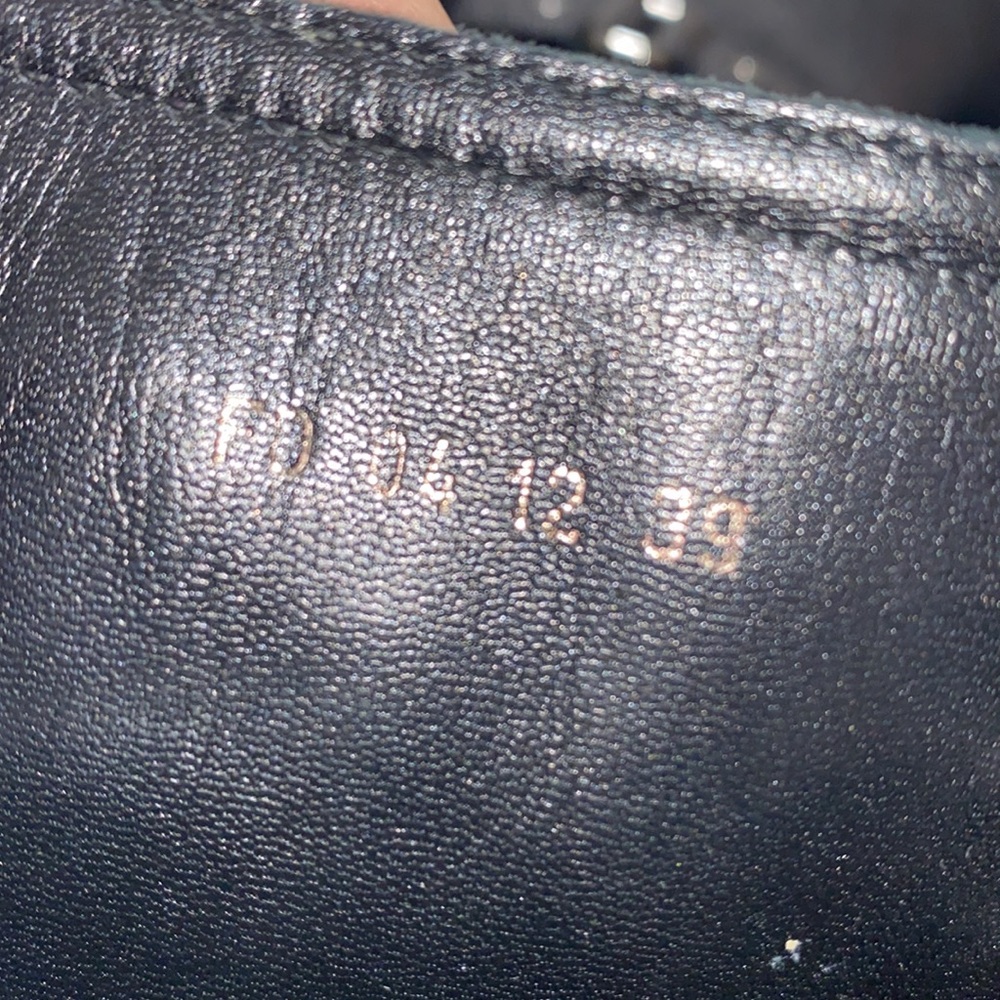 Christian Dior black leather wedge boots - Picture 11 of 14